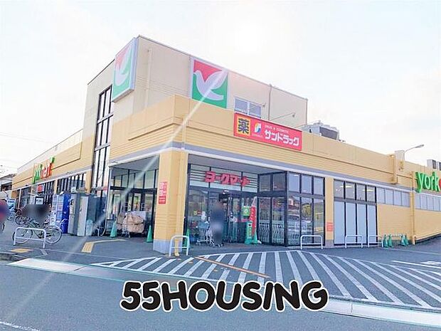 ヨークフーズ東岩槻店 徒歩12分。 910m