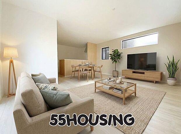 家具はCGで合成しています