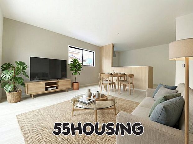 家具はCGで合成しています