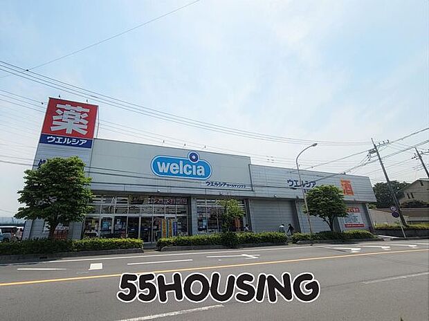 ウエルシア蓮田黒浜店 徒歩8分。 570m