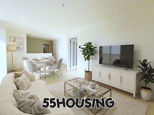 家具はCGで合成しています