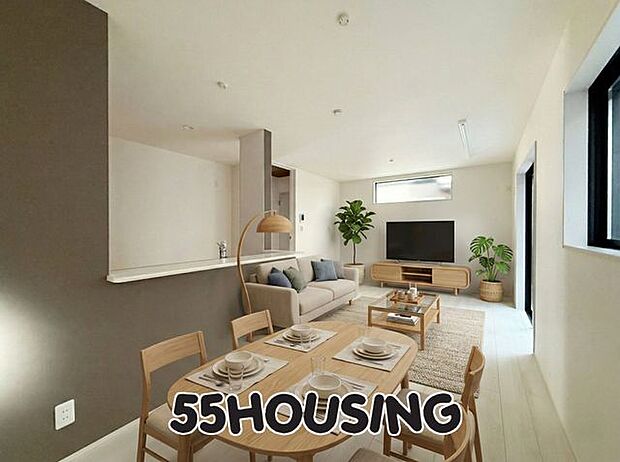 家具はCGで合成しています