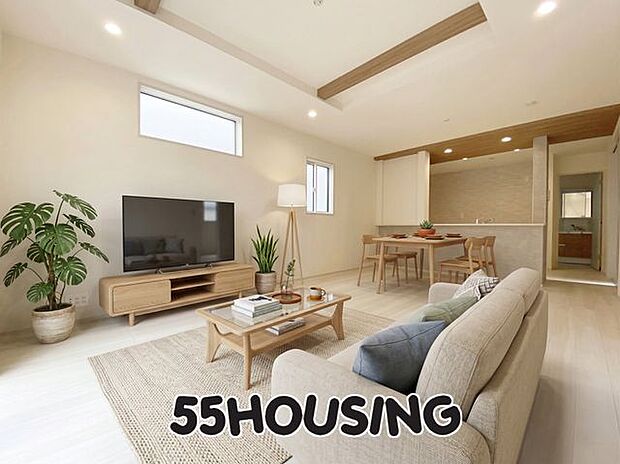 家具はCGで合成しています