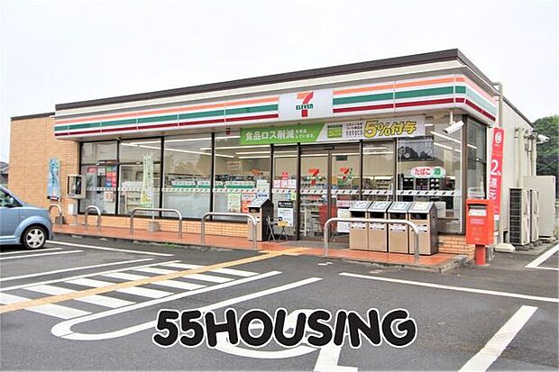 セブンイレブン蓮田閏戸店 徒歩11分。 875m