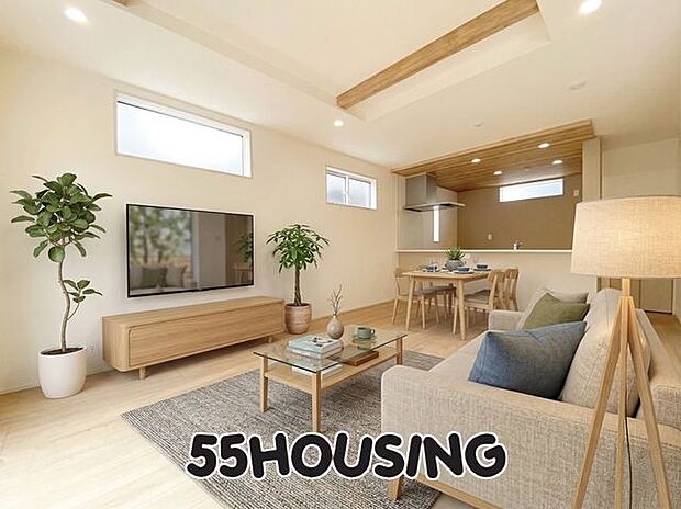 家具はCGで合成しています