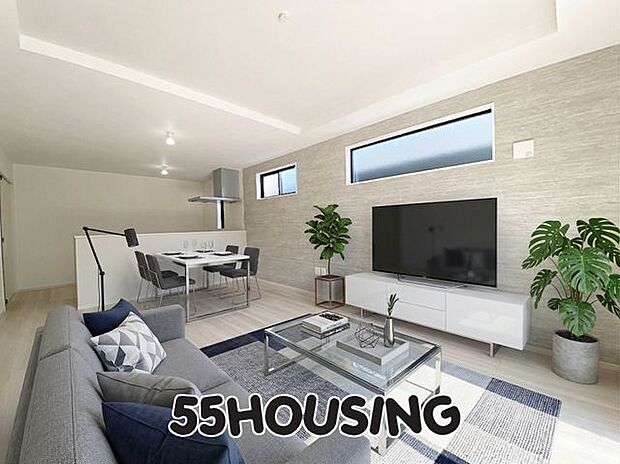 家具はCGで合成しています