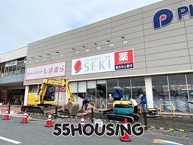 ドラッグストアセキピアシティ宮代店 徒歩10分。 750m