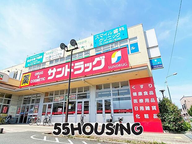 サンドラッグ大宮日進店 徒歩11分。 820m