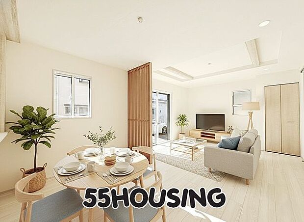 家具はCGで合成しています