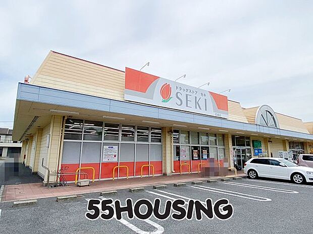 ドラッグストアセキ花崎店 徒歩4分。 270m