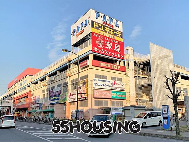 マミーマート生鮮市場TOP北上尾店 徒歩11分。 870m