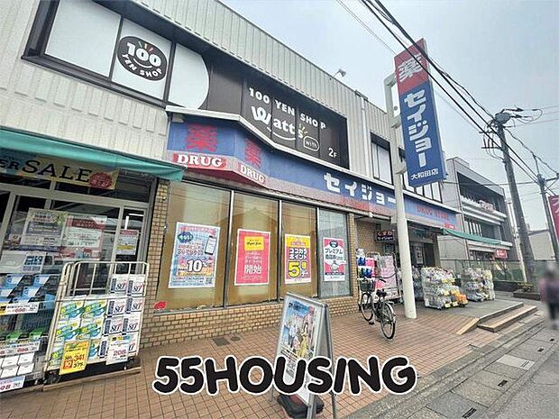 くすりセイジョー大和田店 徒歩11分。 840m