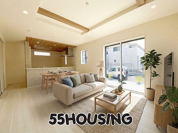 家具はCGで合成しています