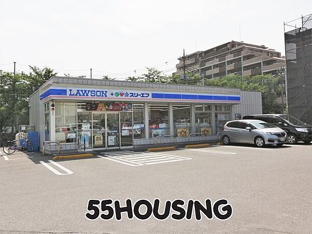 ローソン・スリーエフ川口朝日四丁目店 徒歩5分。 400m