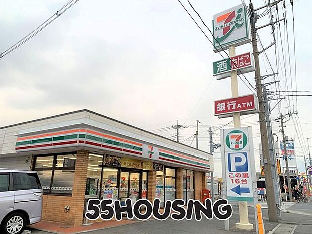 セブンイレブン白岡西7丁目店 徒歩11分。 830m
