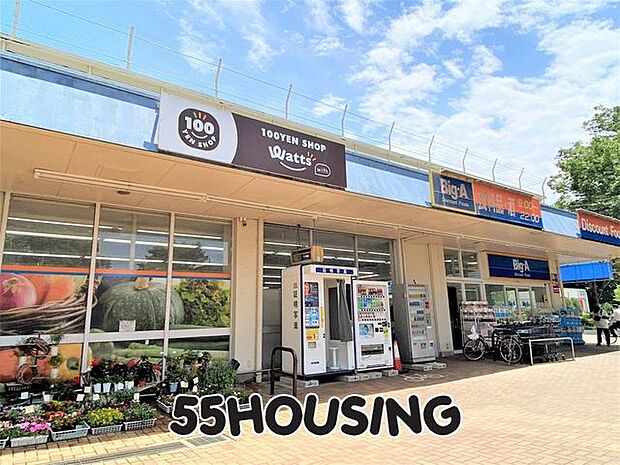 ビッグ・エー西上尾第二団地店 徒歩9分。 650m