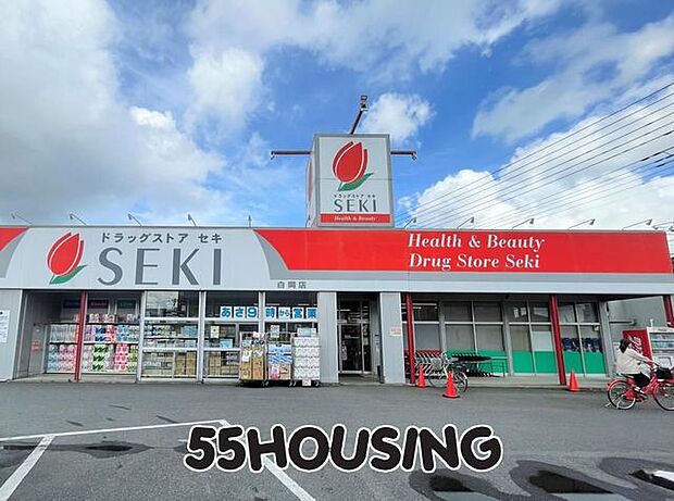 ドラッグストアセキ白岡店 徒歩13分。 980m