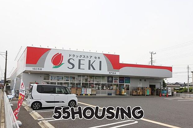 ドラッグストアセキ西門前店 徒歩7分。 500m