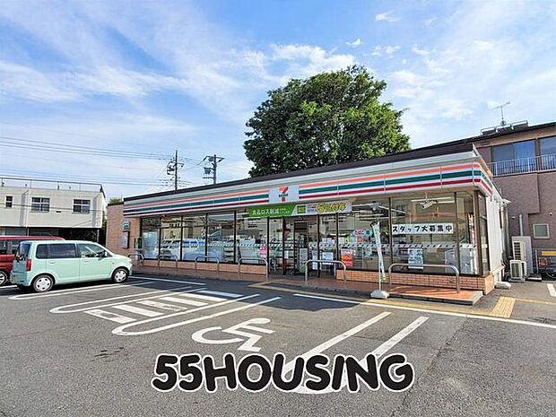 セブンイレブン上尾平方店 徒歩5分。 389m