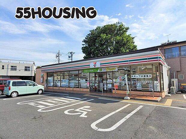 セブンイレブン上尾平方店 徒歩8分。 580m