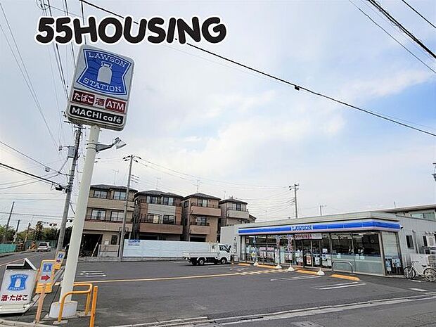 ローソン上尾瓦葺安中店 徒歩7分。大型駐車場の便利なコンビニです♪ 489m