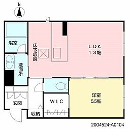 シャーメゾンステージ鳥栖 1階1LDKの間取り