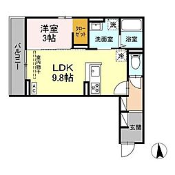 間取図画像 1LDK
