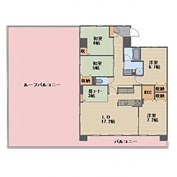 JR信越本線 長野駅 徒歩21分の賃貸マンション 9階5LDKの間取り