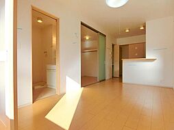 JR信越本線 安茂里駅 徒歩18分の賃貸アパート 1階1LDKのリビング/ダイニング