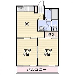間取図画像 2DK