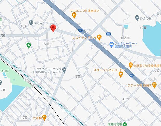 山電「播磨町駅」まで徒歩約13分ですので、通勤、通学に便利な立地です。