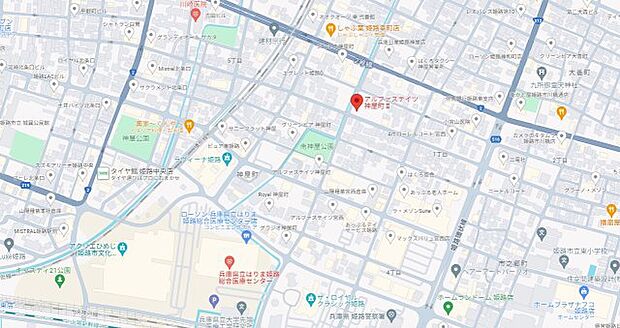 JR「東姫路駅」まで徒歩約14分ですので、通勤、通学に便利な立地です。