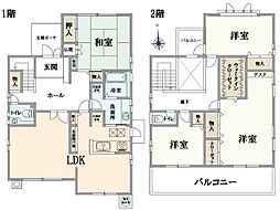 姫路市白浜町寺家2丁目　中古戸建 4LDKの間取り