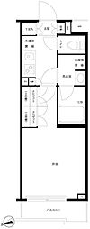 ルーブル大森西 1Kの間取図画像