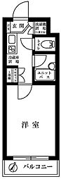 ルーブル渋谷本町 1Kの間取図画像