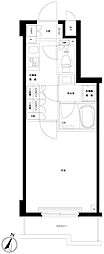 ルーブル板橋泉町壱番館 1Kの間取図画像