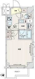 ルーブル本羽田 1Kの間取図画像
