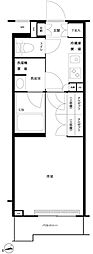 ルーブル大森西 1Kの間取図画像