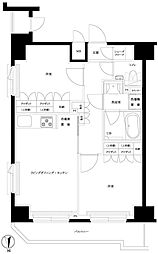 ルーブル西新井 2LDKの間取図画像