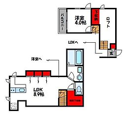 CB福津シエル 2階/-