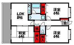 ベルクール 2階