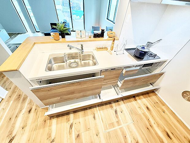 ■料理がもっと楽しくなる、快適なキッチン空間