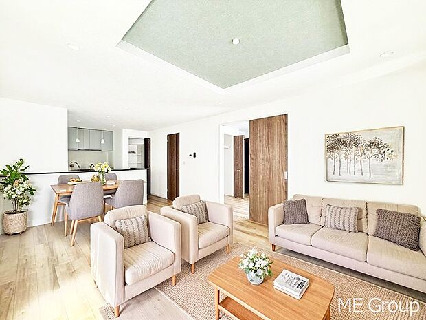 ■家具の配置がしやすく模様替えも楽しめる空間※家具はCGです