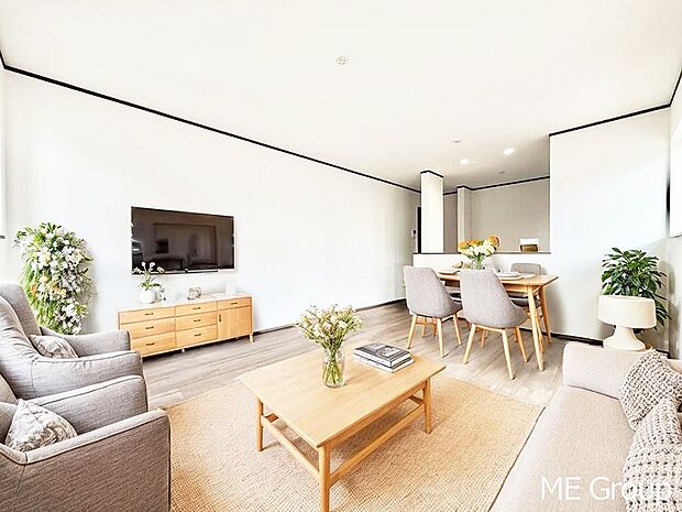 ■さりげないデザインが日常をセンスよく演出※家具はCGです