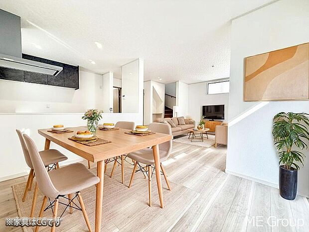 ■温もりを感じる、居心地のいいリビング