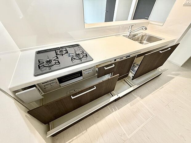 ■キレイに片付く、使いやすいキッチン