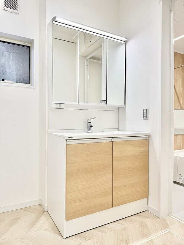 ■お洒落で清潔感のある洗面所