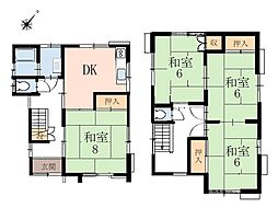 町田市高ヶ坂3丁目　中古戸建 4DKの間取り