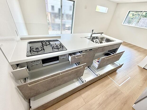 ■キレイに片付く、使いやすいキッチン