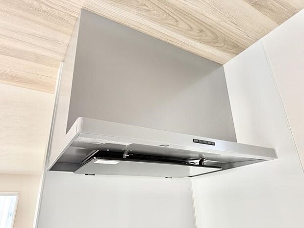 ■調理時の蒸気や匂いが換気扇に誘導され、効率的に排煙ができます。